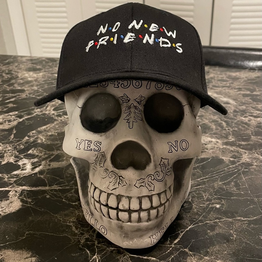 No New Friends Strapback Hat